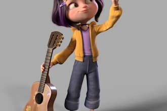 do cinema 4d, 3d character modelling, character design, 3d model, 3d sculpture