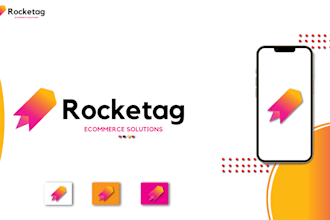 minimalist modern and business logo and icon design