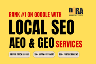 do local SEO, GEO, aeo for ai search results