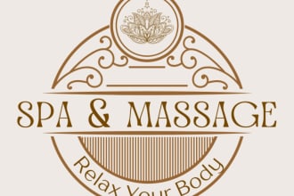 design creative massage logo for you in just 1 day