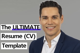 deliver you the ultimate editable finance resume template