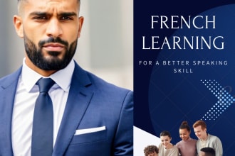 help you to learn, write and sound french