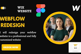 webflow website redesign , webflow website wix website