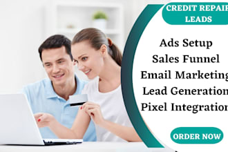 generate credit repair leads credit repair lead generation funnel
