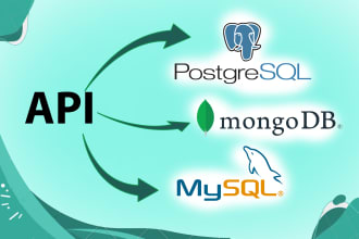 do API data scraping and store it in a database