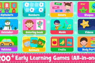 design and develop kids learning app, educational app, learning game school app