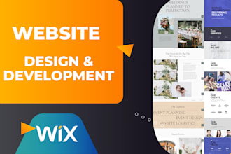 design your modern  wix website
