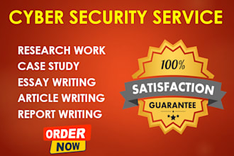 do  technical and research article writing on cyber security