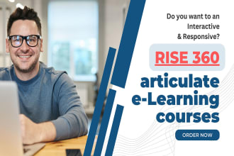 make interactive elearning course using articulate rise 360