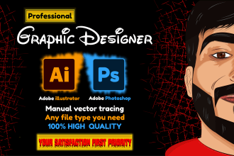 do anything in adobe illustrator and adobe photoshop