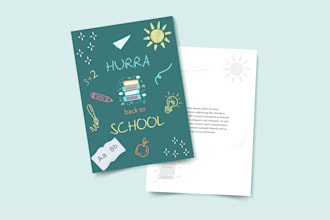 design postcards, greeting or invitation cards for you
