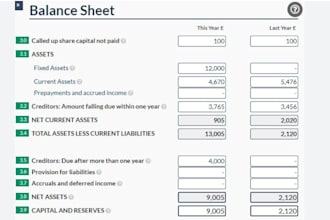 do accounting and bookkeeping for UK limited company