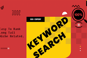 do  seo keyword research with long tail and competitor analysis
