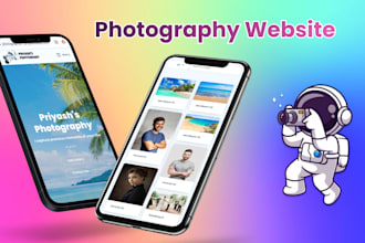 create an aesthetic photography website