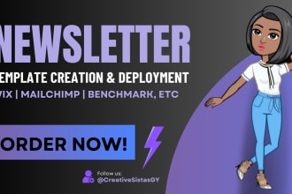 create and deploy newsletter