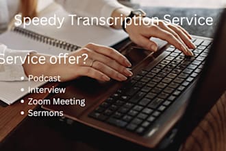 transcribe audio video meetings and interviews
