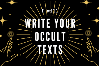 write esoteric articles for your blog