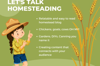 write your chicken care blog