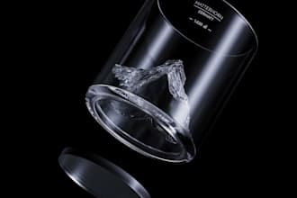 render photorealistic 3d bottles, glass, wine and packaging