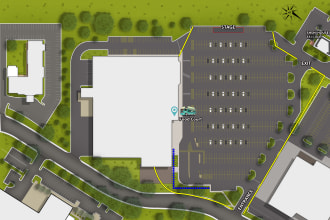 design your 2d site plan and landscape plan