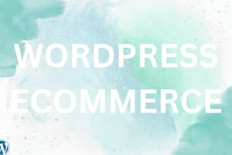 build or rebuild wordpress ecommerce, ecommerce store