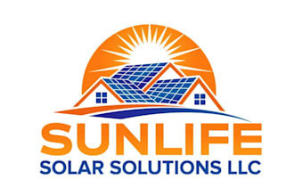 design a professional modern sun shine logo
