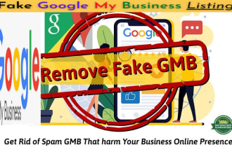 do remove fake and duplicate or spam gmb listing on google maps