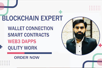develop web3 website, nft minting dapp, blockchain developer