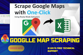 scrape google map data for lead generation, b2b data extraction