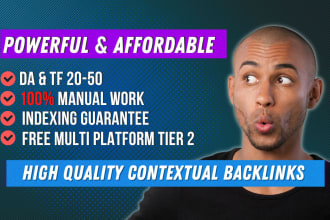 build manual and contextual high authority and tf