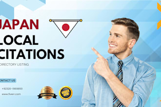 do 350 japan local citation and local listings and seo