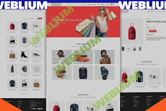 design your weblium website and your weblium landing page
