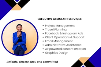 be your long and short term executive assistant