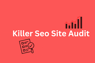 do SEO site audits with recommendations on off page and technical