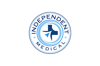 do elegant independent medical logo design with new concepts