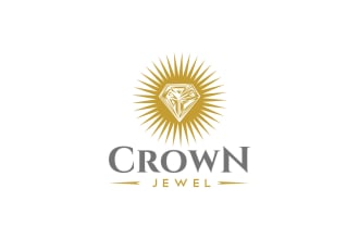 give elegant  jewelry logo design with new concepts
