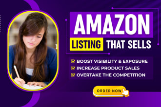 write top amazon listing SEO product descriptions