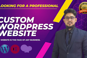 be your wordpress expert for business website design with elementor pro