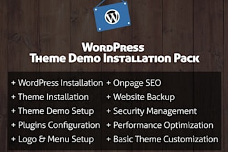 wordpress themes demo setup