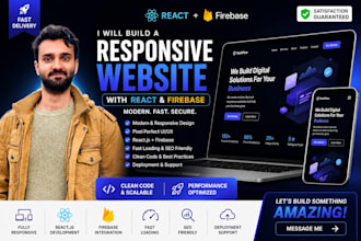 build a modern landing website for your startup or saas