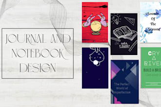 create custom KDP journal, planner, and notebook covers