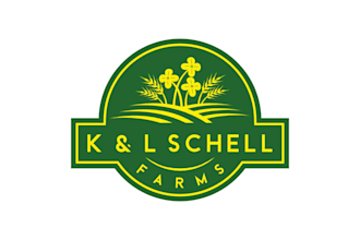 make a creative farms logo design for you