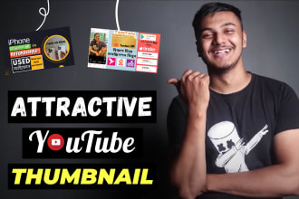 design the best thumbnail among the search results of your video title