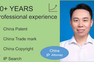 do patent search and IP agent in china