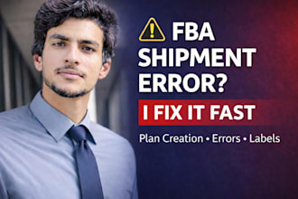 fix your amazon fba inbound shipment errors and create your shipment plan