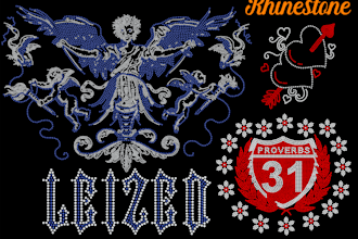 awesome rhinestone design for you