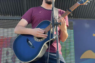 play acoustic guitars for your proyect