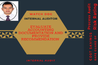 be your internal auditor, doing internal audit, compliance and risk management