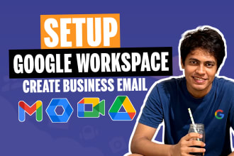create and set up your email with g suite, google workspace
