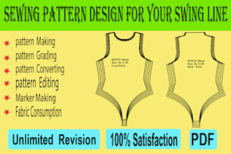 make a sewing pattern for your any type apparel garments